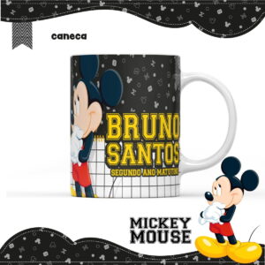 Arte Caneca Mickey - Arquivo Digital 12 Arte Caneca Mickey - Arquivo Digital
