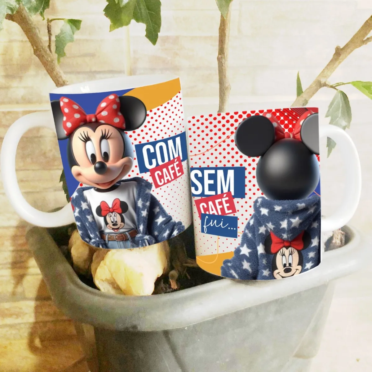 Arte Caneca Minnie com Café sem Café - Png 3 Arte Caneca Minnie com Café sem Café - Png