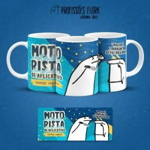 Arte Caneca Motorista de Aplicativo Profissões Flork em Jpg 14 Arte Caneca Motorista de Aplicativo Profissões Flork em Jpg