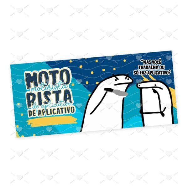 Arte Caneca Motorista de Aplicativo Profissões Flork em Jpg