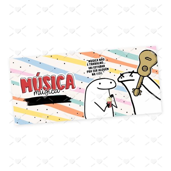 Arte Caneca Música Musicista Profissões Flork em Jpg