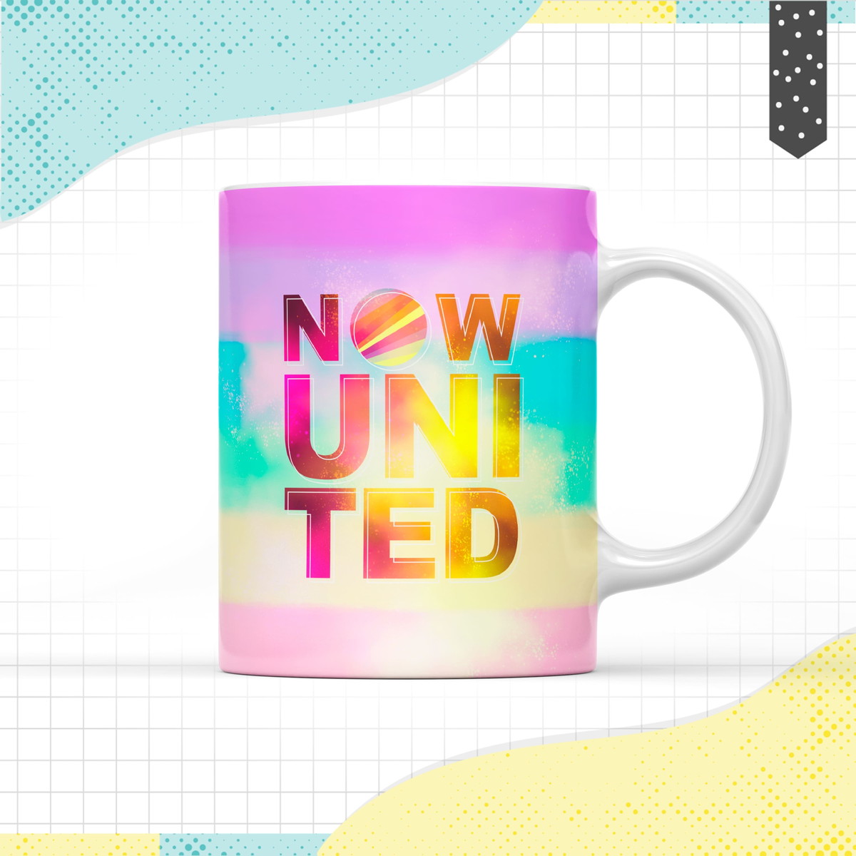 Arte Caneca Now United - Arquivo Digital 1 Arte Caneca Now United - Arquivo Digital
