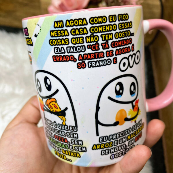 Arte Caneca Nutricionista Dieta É coisa de Louco Flork Png