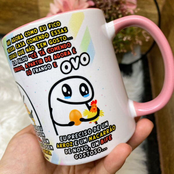 Arte Caneca Nutricionista Dieta É coisa de Louco Flork Png