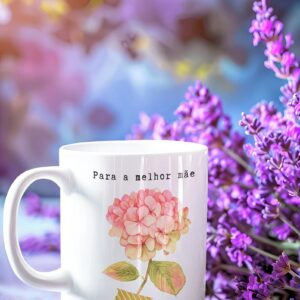 Arte Caneca para a Melhor Mãe Que o Mundo Já Viu - Png