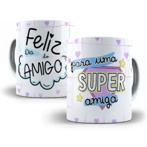 Arte Caneca Para Um Dia do Amigo Especial