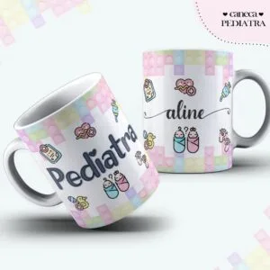 Arte Caneca Pediatra Feminina 41 Arte Caneca Pediatra Feminina