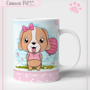 Arte Caneca Pet Cachorrinha - Arquivo Digital 50 Arte Caneca Pet Cachorrinha - Arquivo Digital