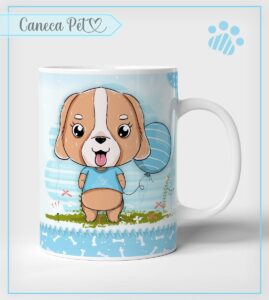 Arte Caneca Pet Cachorrinho
