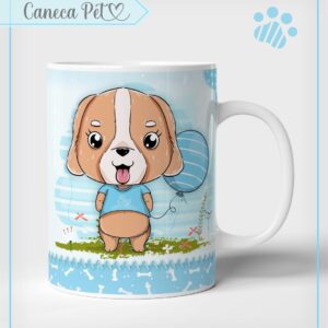 Arte Caneca Pet Cachorrinho
