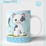 Arte Caneca Pet Gatinho 30 Arte Caneca Pet Gatinho