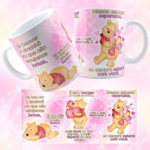 Arte Caneca Pooh se Houver o Amanhã