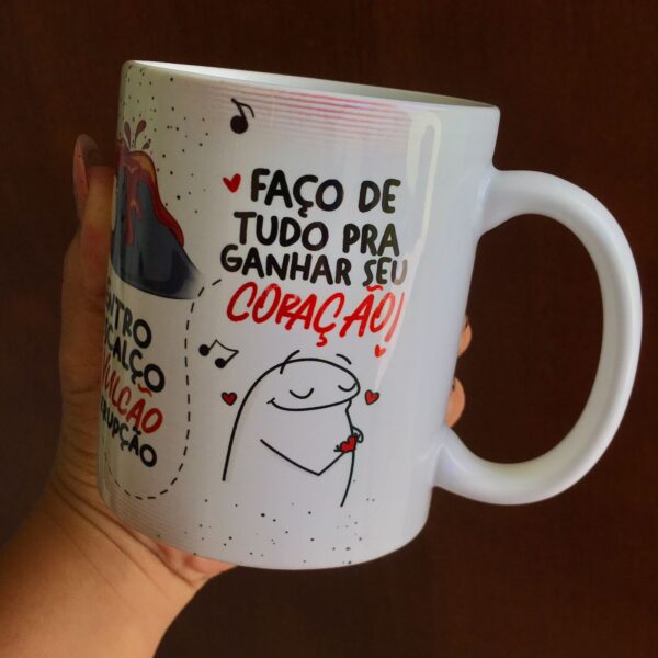 Arte Caneca Por Você Eu Bebo O Mar De Canudinho Atravesso