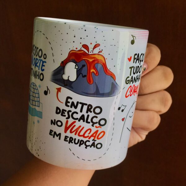 Arte Caneca Por Você Eu Bebo O Mar De Canudinho Atravesso