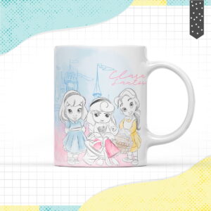 Arte Caneca Princesas - Arquivo Digital 41 Arte Caneca Princesas - Arquivo Digital
