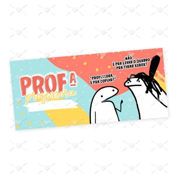 Arte Caneca Professor(a) Profissões Flork em Jpg