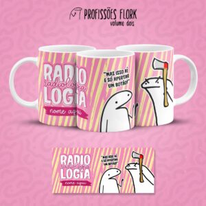 Arte Caneca Radiologia Profissões Flork em Jpg