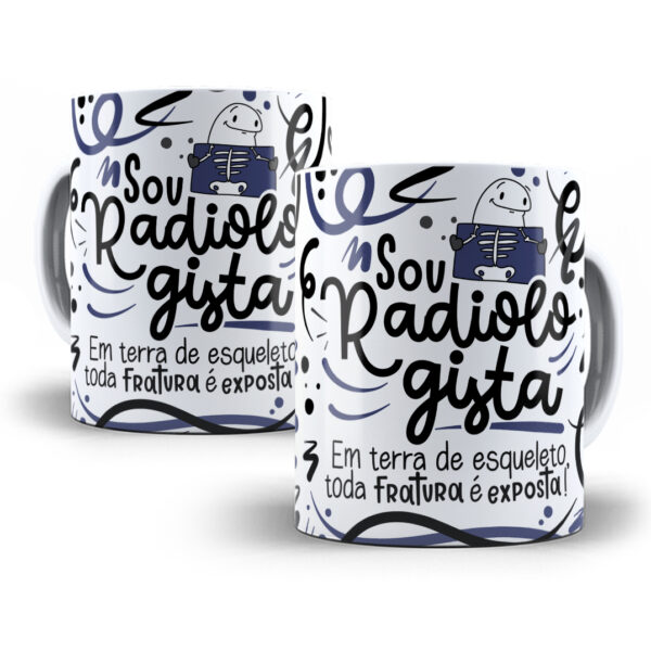 Arte Caneca Radiologista Flork Profissões Sublimação Png