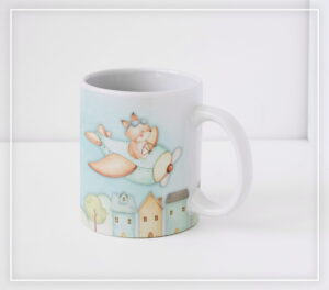 Arte Caneca Raposo Aviador