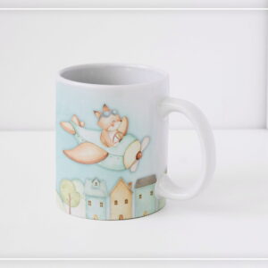 Arte Caneca Raposo Aviador