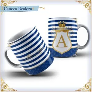 Arte Caneca Realeza Menino