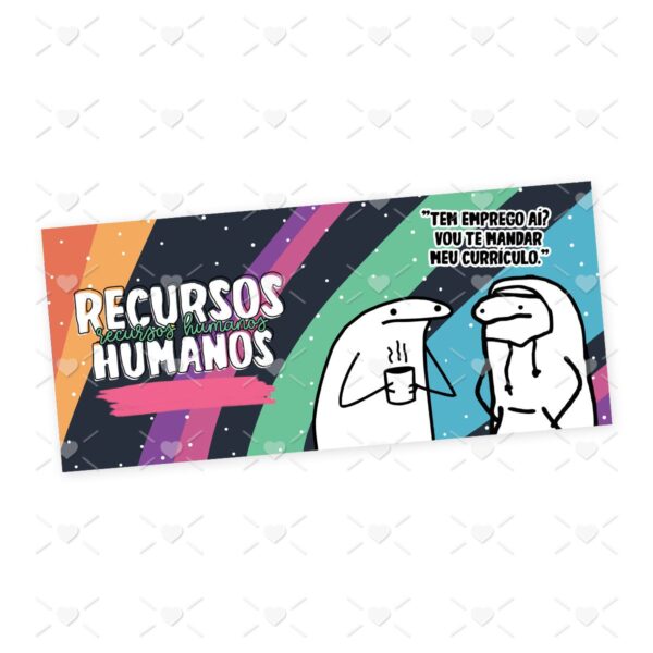 Arte Caneca Recursos Humanos Profissões Flork Arquivo Jpg