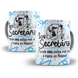 Arte Caneca Secretário(a) Flork Profissões Sublimação Png