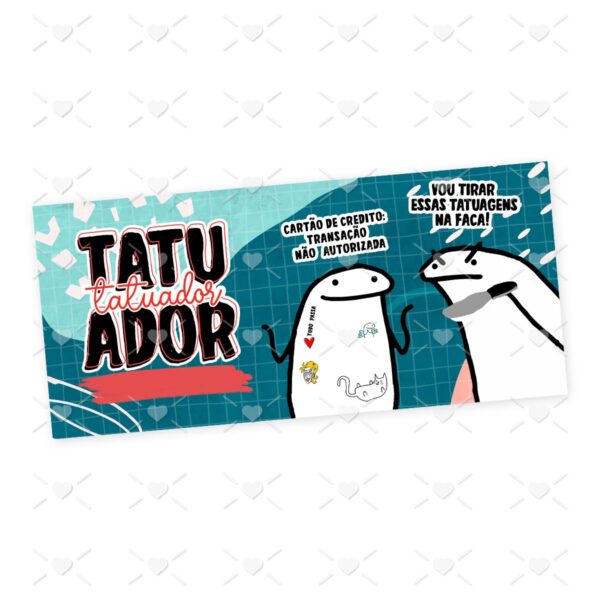Arte Caneca Tatuador Profissões Flork em Jpg