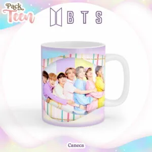 Arte Caneca Teen BTS