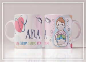 Arte Caneca Vai Ficar Tudo Bem