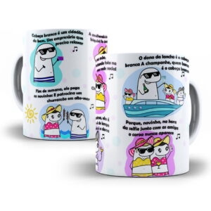 Arte Caneca Velho Da Lancha Flork Sublimação Personalizados