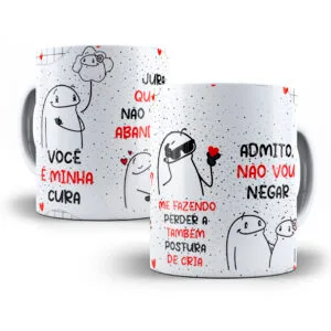 Arte Caneca Você é Minha Cura Flork Musica Frases
