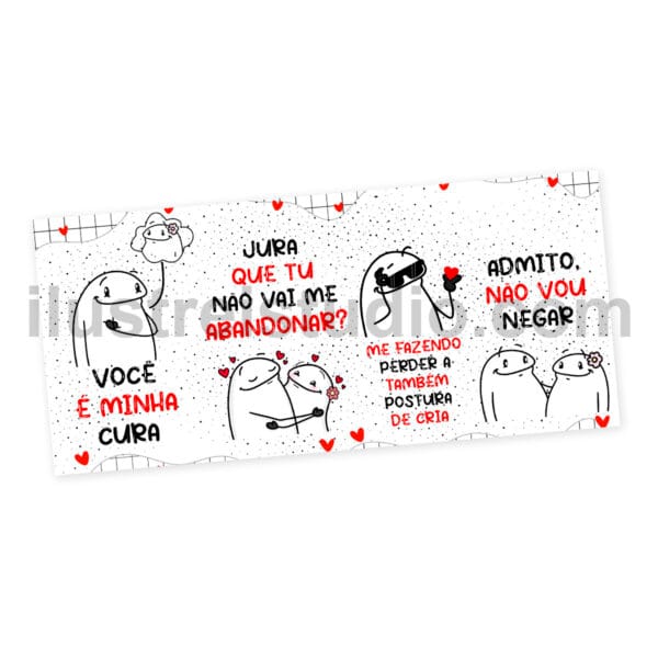 Arte Caneca Você é Minha Cura Flork Musica Frases