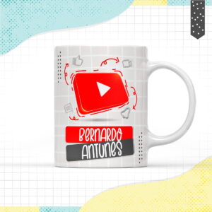 Arte Caneca Youtube - Arquivo Digital 15 Arte Caneca Youtube - Arquivo Digital