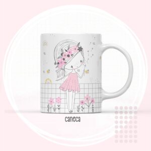 Arte Canecas Kids Menina e Menino