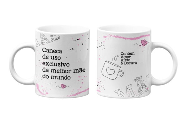 Arte Canecas Mães Png