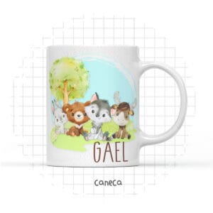 Arte Digital Animais da Floresta