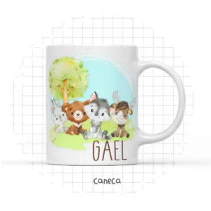 Arte Digital Animais da Floresta