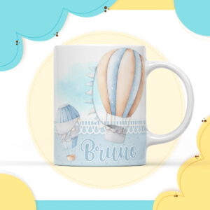 Arte Digital Caneca Balão de Ar Menino - Arquivo Digital 14 Arte Digital Caneca Balão de Ar Menino - Arquivo Digital