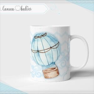 Arte Digital Caneca Balões