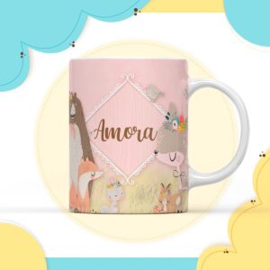 Arte Digital Caneca Bosque Menina