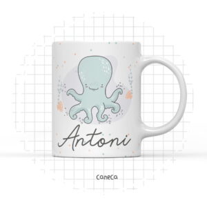 Arte Digital Caneca Fundo do Mar Menino - Arquivo Digital 12 Arte Digital Caneca Fundo do Mar Menino - Arquivo Digital