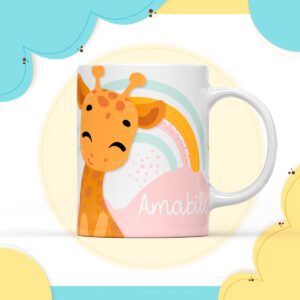 Arte Digital Caneca Girafinha