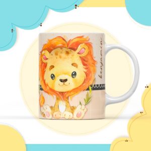 Arte Digital Caneca Leãozinho