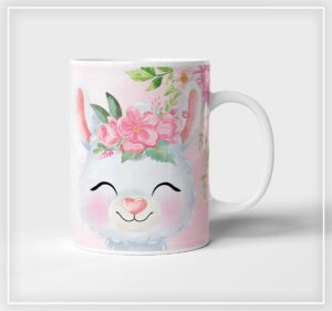 Arte Digital Caneca Lhama Cute