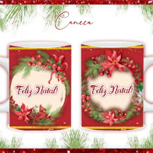 Arte Digital Caneca Natal - Arquivo Digital 12 Arte Digital Caneca Natal - Arquivo Digital