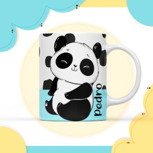 Arte Digital Caneca Panda Menino - Arquivo Digital