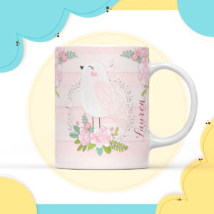 Arte Digital Caneca Passarinho