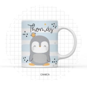 Arte Digital Caneca Pinguim