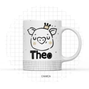 Arte Digital Caneca Porquinho 8 Arte Digital Caneca Porquinho